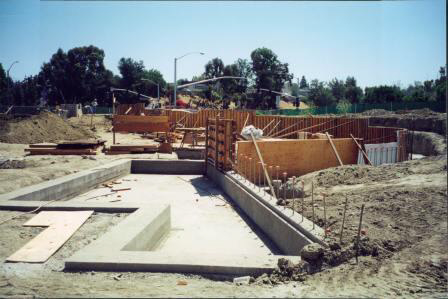Construction of Water Wall 4